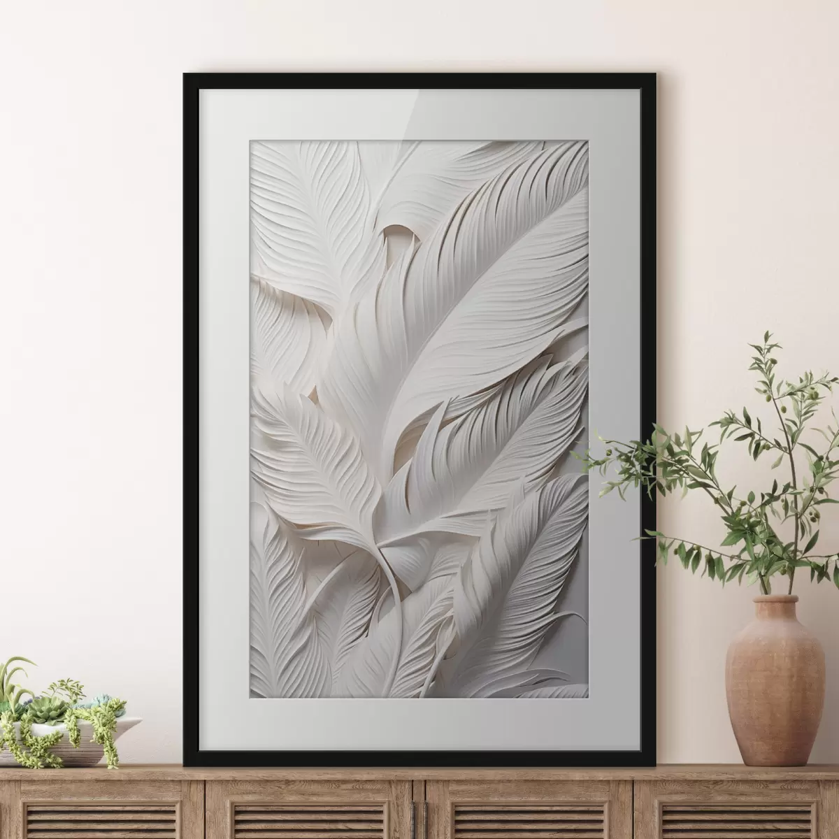 Poster Fruscio bianco f46706