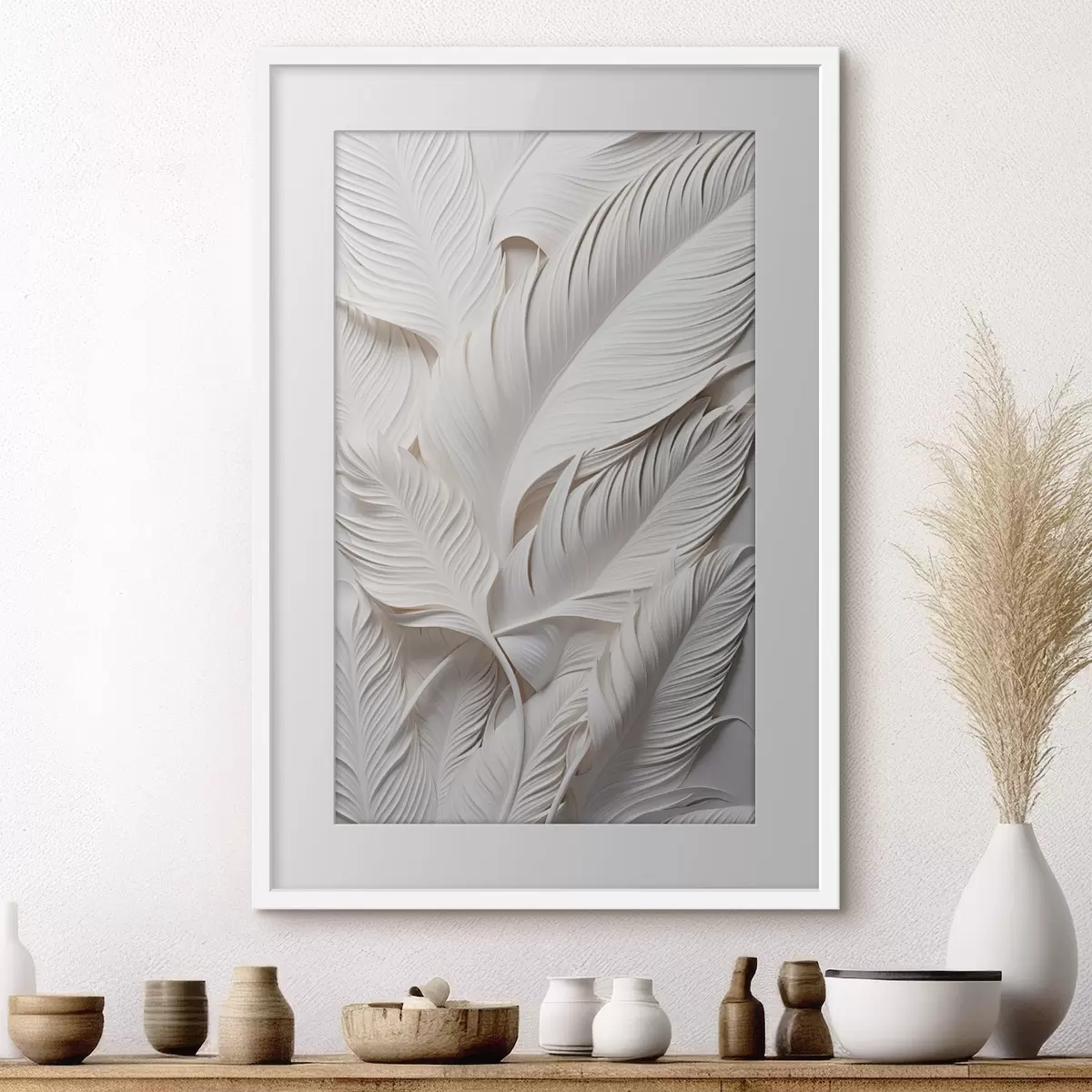 Poster Fruscio bianco f46706