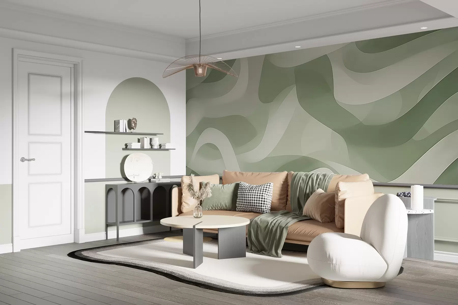 carta da parati Onde astratte nr. w04888