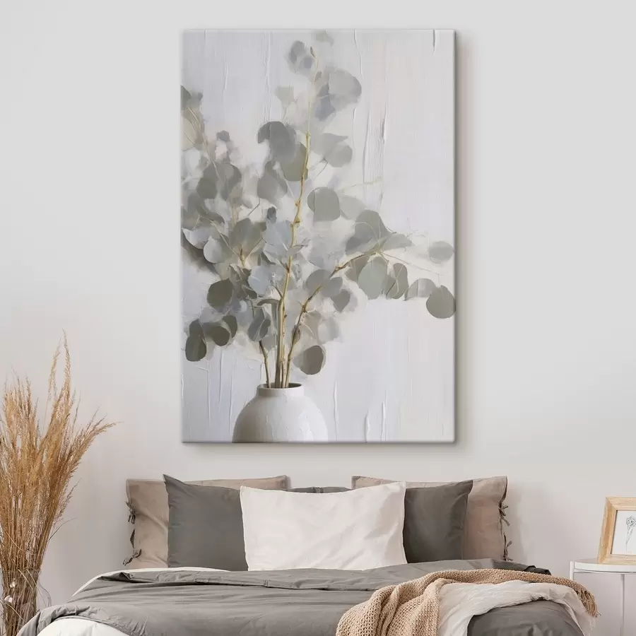 carta da parati Ramoscelli in un vaso, dipinto imitazione nr. s46719