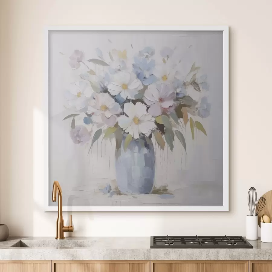 carta da parati Fiori in un vaso, dipinto imitazione nr. f46714