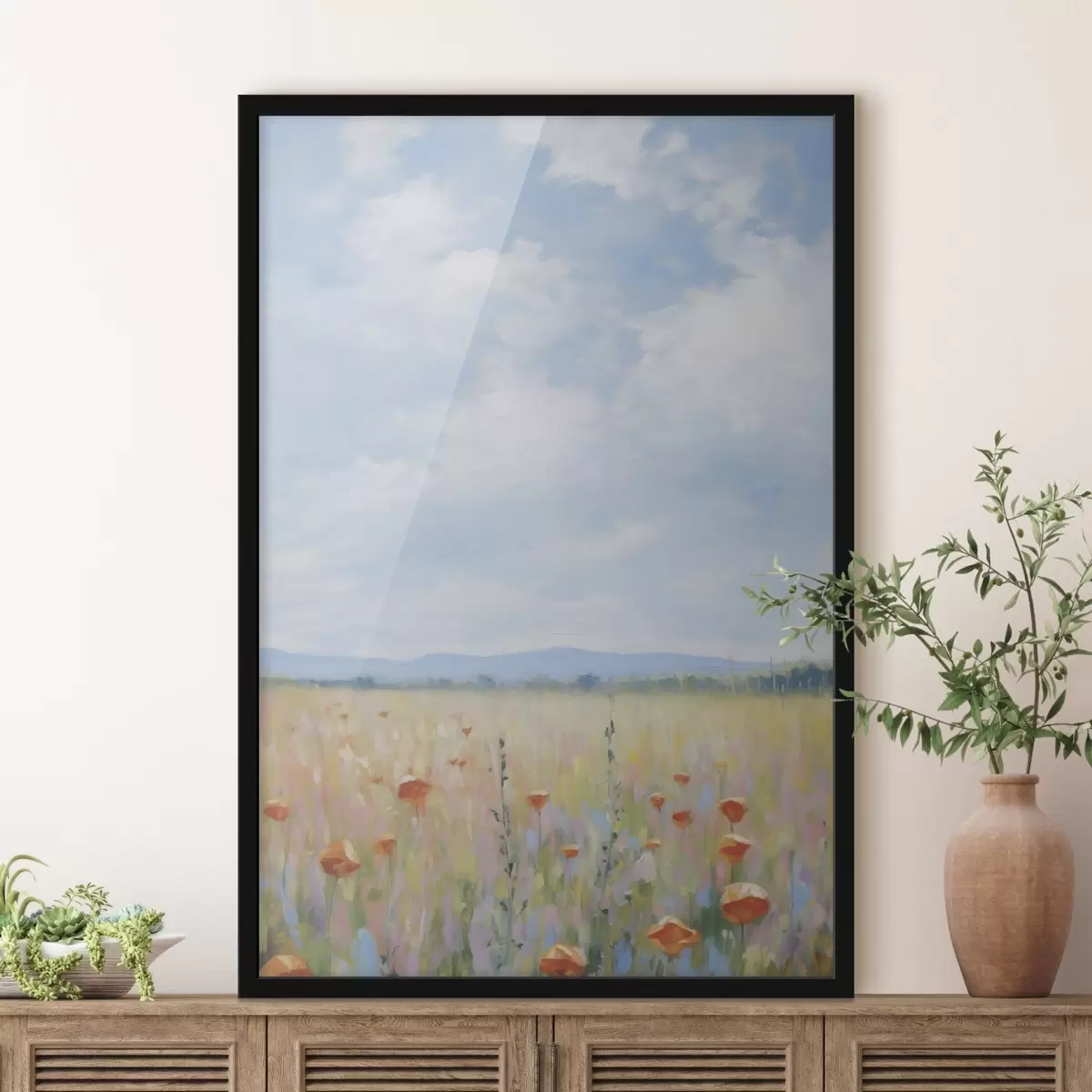 Poster Pittura di imitazione sul campo f46715