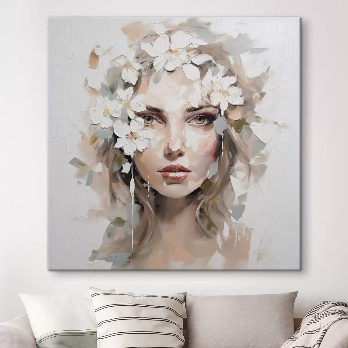 carta da parati Ritratto astratto imitazione della pittura nr. s46749