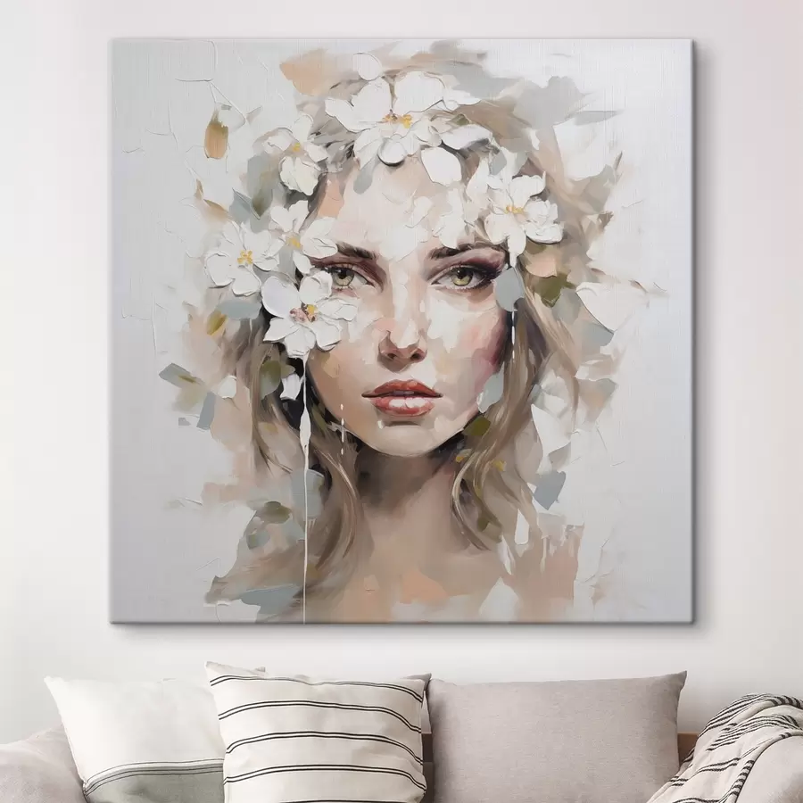 carta da parati Ritratto astratto imitazione della pittura nr. s46749