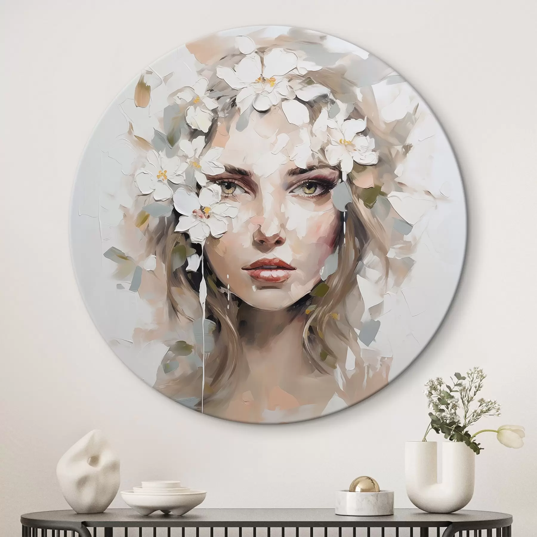 carta da parati Ritratto astratto imitazione della pittura nr. r46749