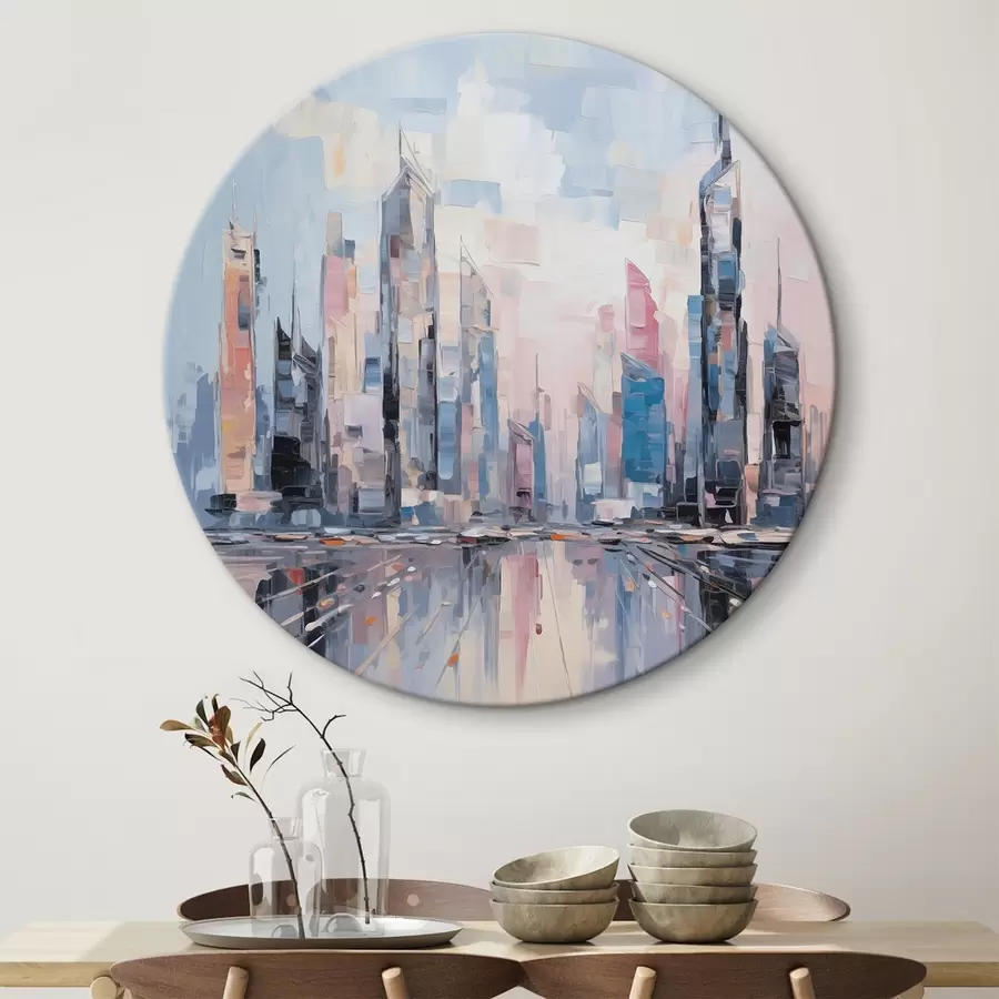 carta da parati Imitazione astratta della pittura urbana nr. r46752