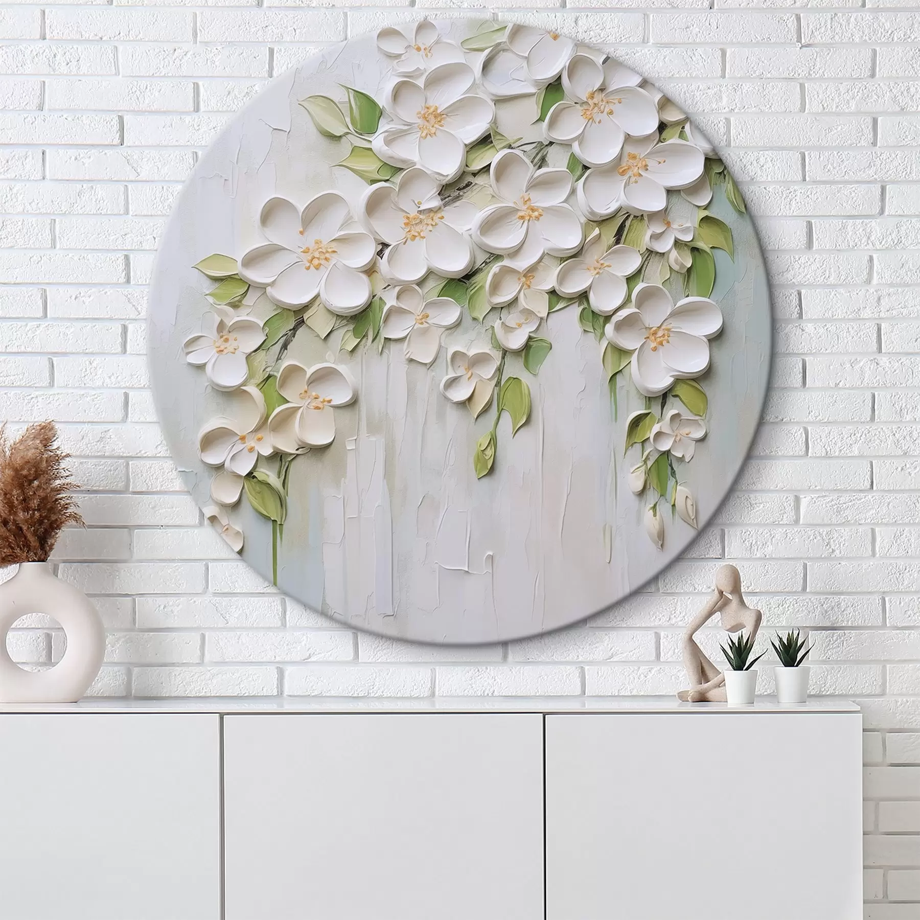 carta da parati Fiori astratti imitazione di pittura nr. r46755