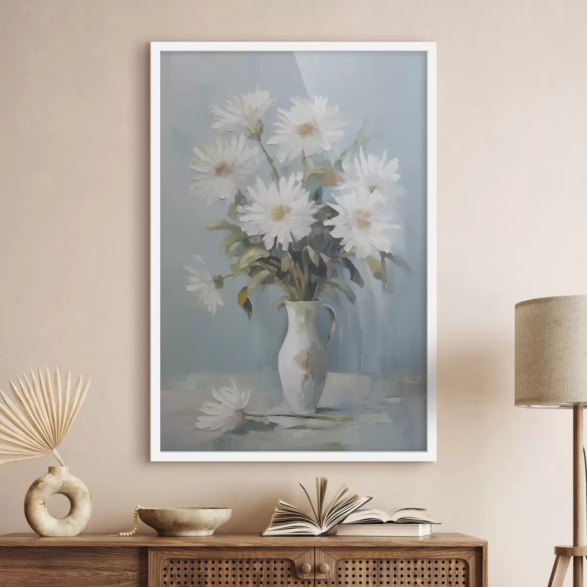 Poster Fiori in un vaso, dipinto imitazione f46743