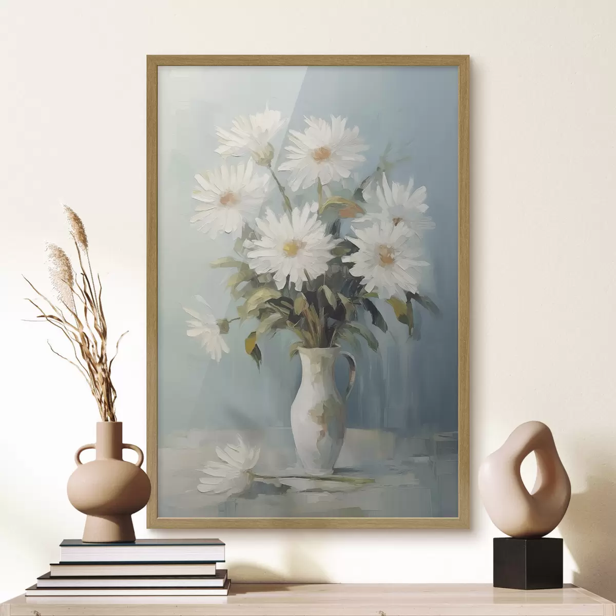 Poster Fiori in un vaso, dipinto imitazione f46743