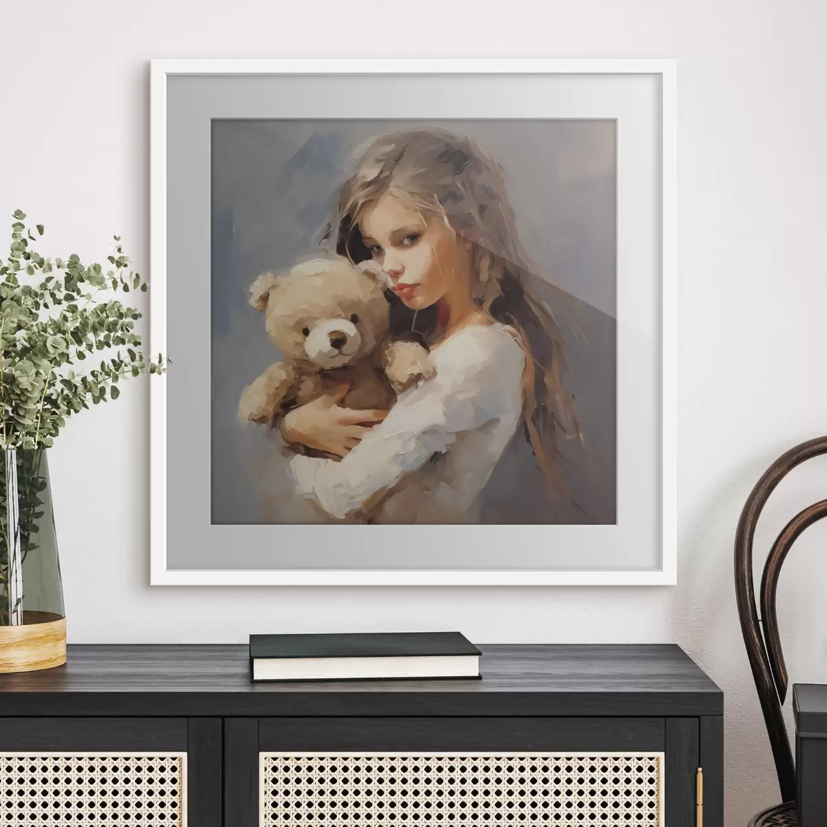 Poster Donna e volo f46746