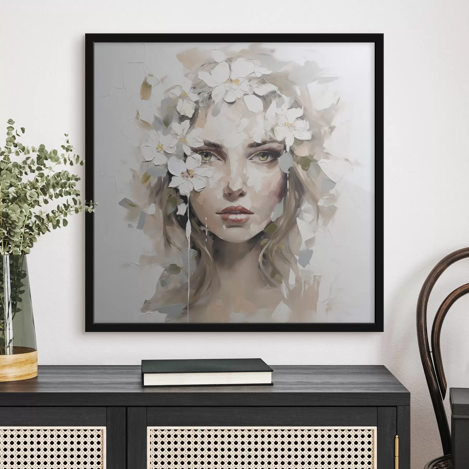 carta da parati Ritratto astratto imitazione della pittura nr. f46749