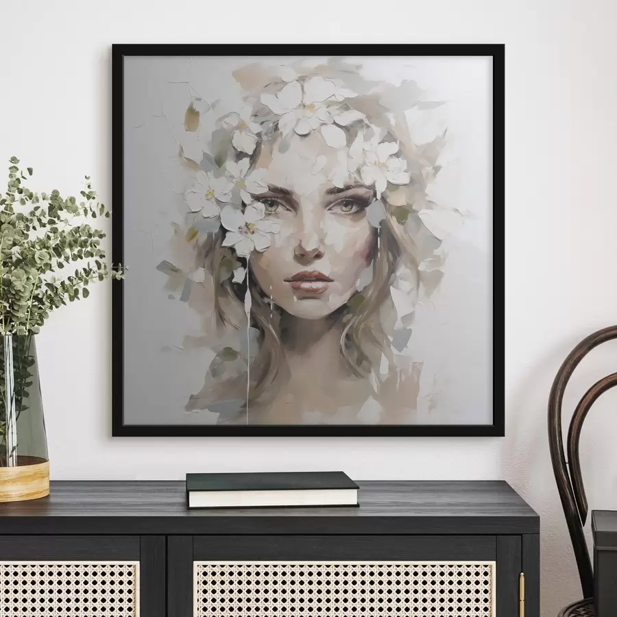 carta da parati Ritratto astratto imitazione della pittura nr. f46749