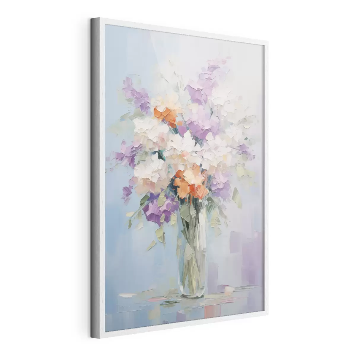 Poster Bouquet in un vaso imitazione di un dipinto f46750