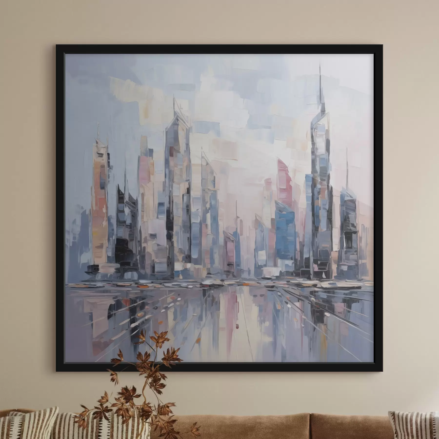 carta da parati Imitazione astratta della pittura urbana nr. f46752