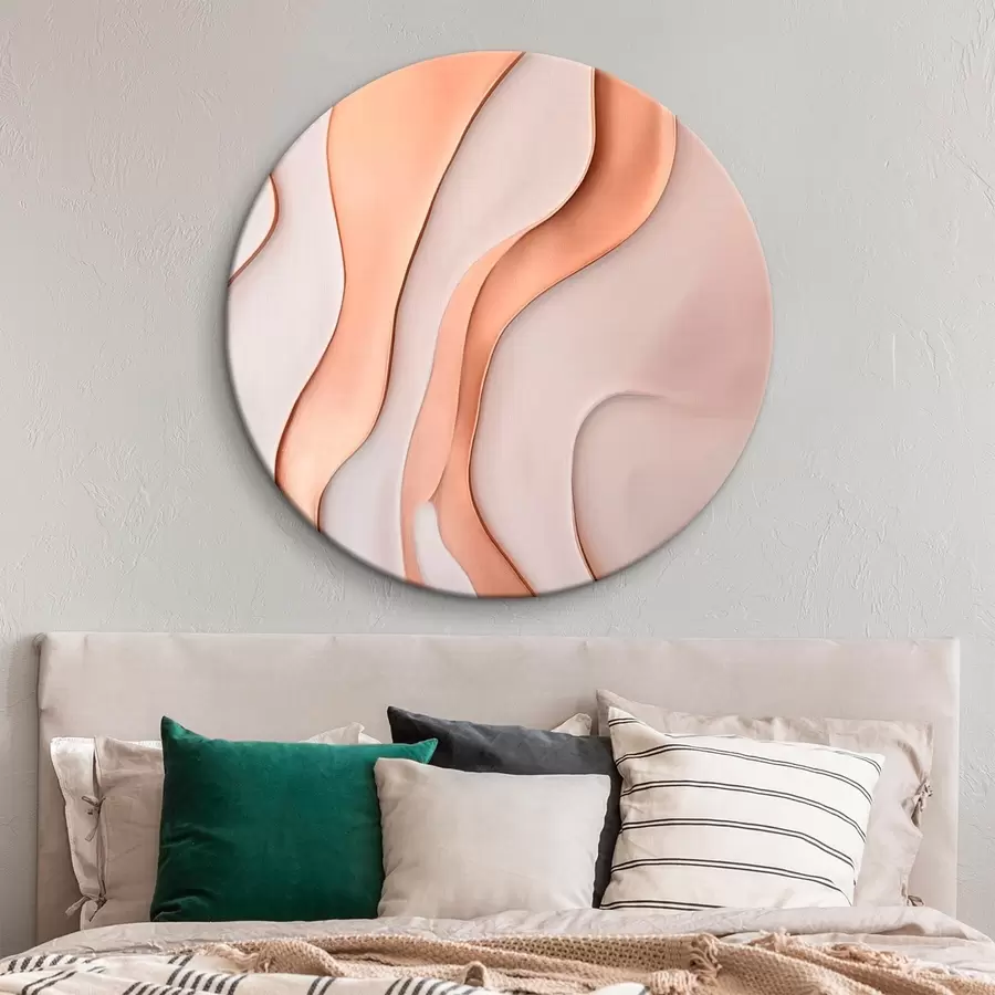 carta da parati Abstract. Linee ondulate nr. r46724