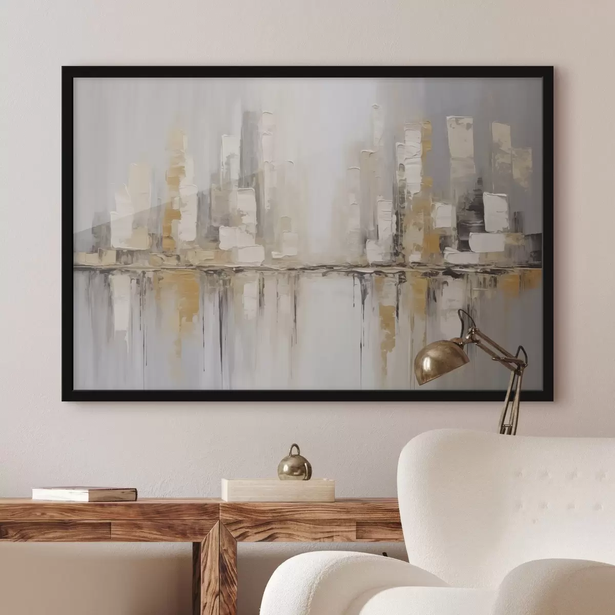 Poster Imitazione astratta della pittura urbana f46761