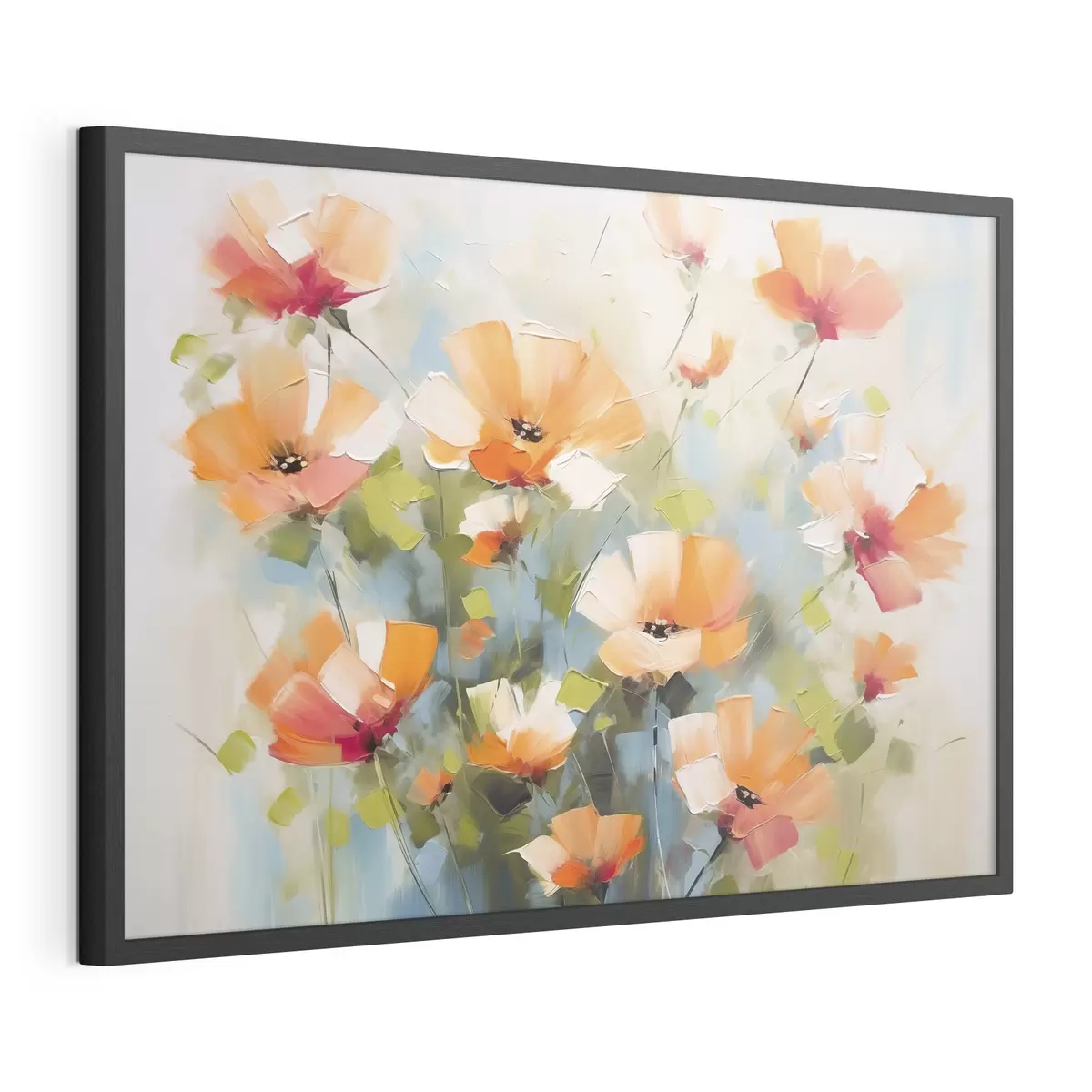 Poster Fiori astratti imitazione di pittura f46764