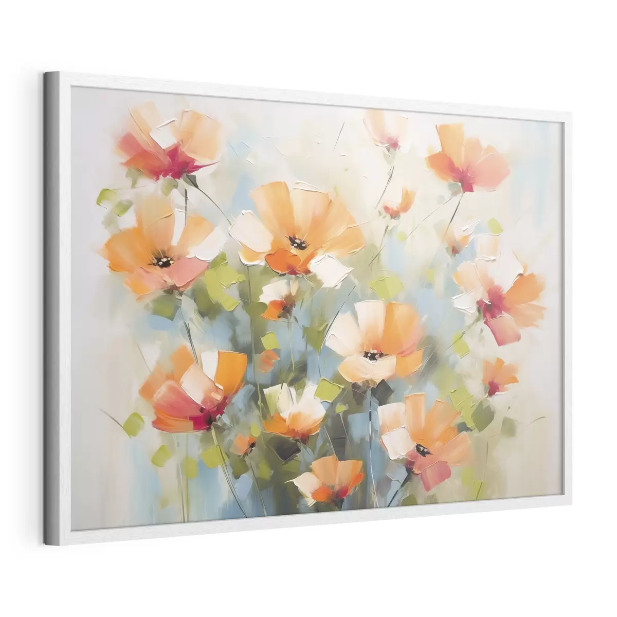 Poster Fiori astratti imitazione di pittura f46764