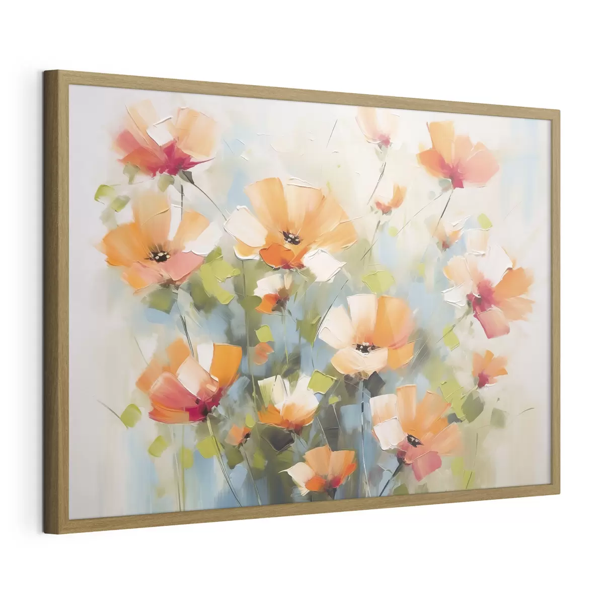Poster Fiori astratti imitazione di pittura f46764