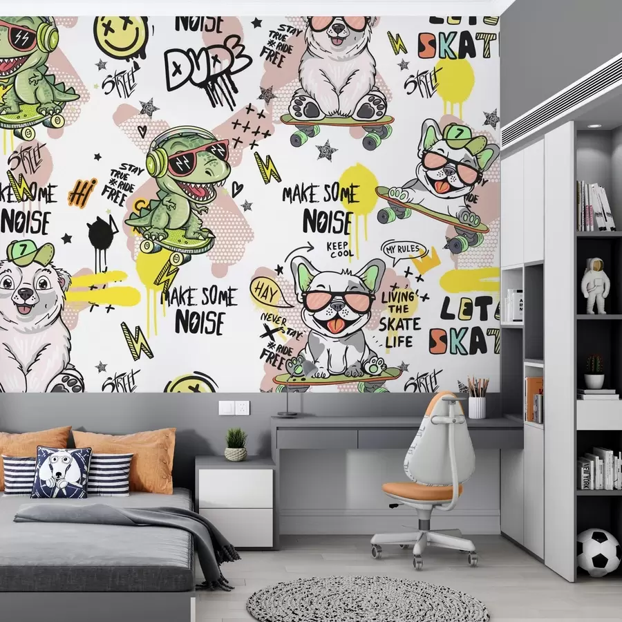 Carta da parati per Bambini Personaggi delle fiabe 