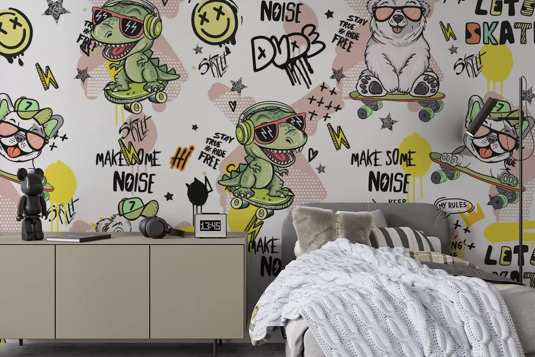 Carta da parati per Bambini Personaggi delle fiabe 