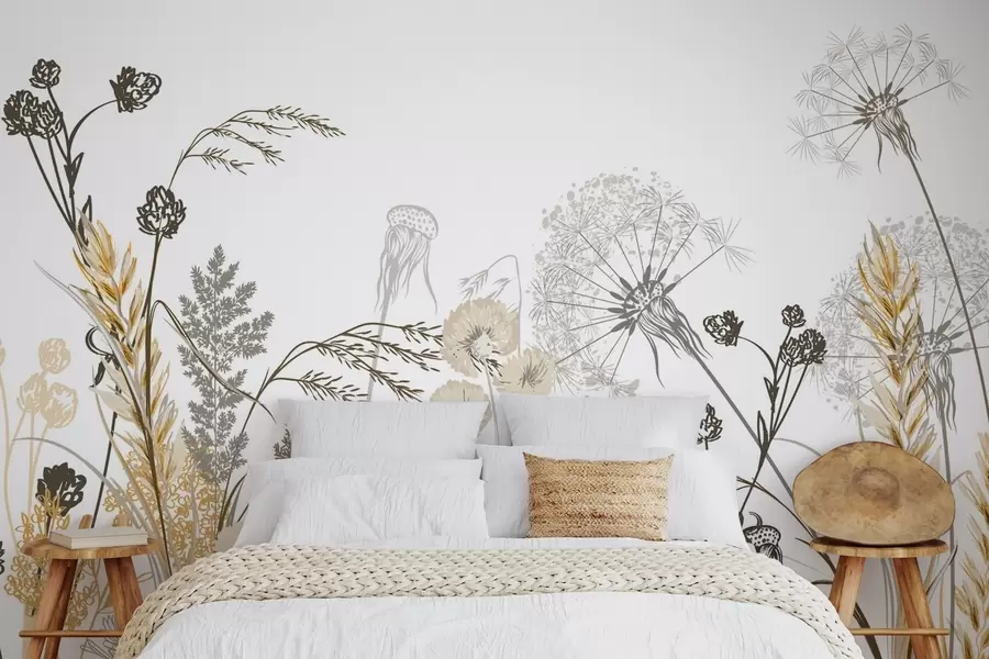 Carta da parati Floreale Fiori selvatici n. w04943v1