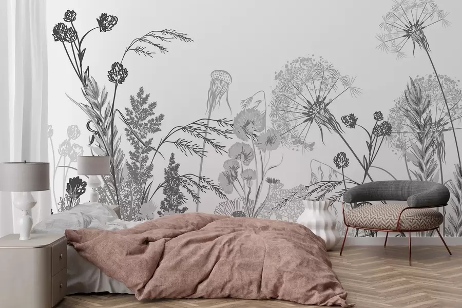 Carta da parati Floreale Fiori selvatici n. w04943v3