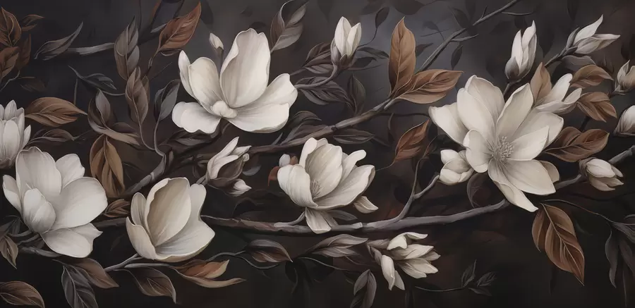 Carta da parati Floreale Elegante ramo d'albero n. w04950