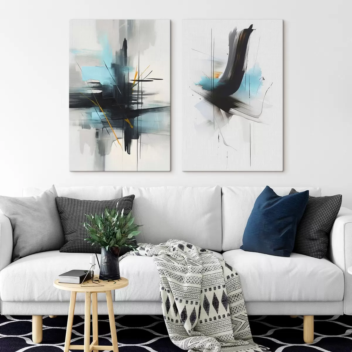 carta da parati Astrazione con imitazione di schizzi e pennellate nr. m01037