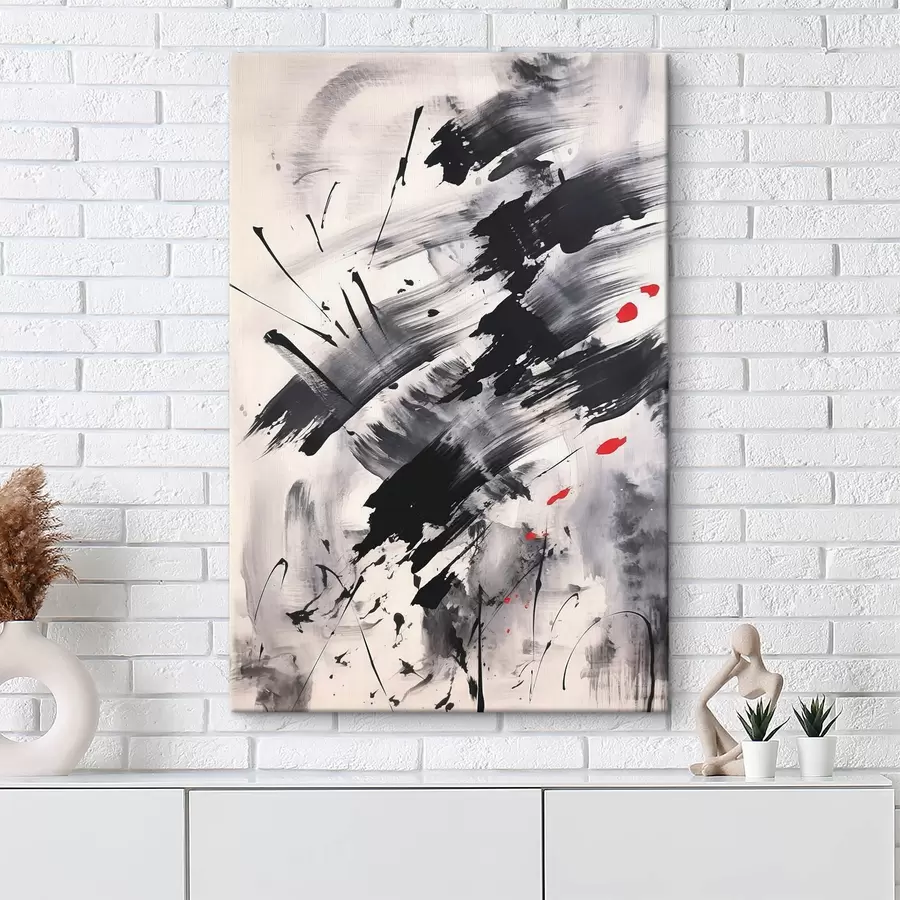 carta da parati Astrazione con imitazione di schizzi e pennellate nr. s46783