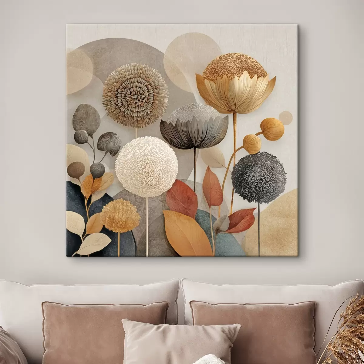 carta da parati Fiori astratti nr. s46788