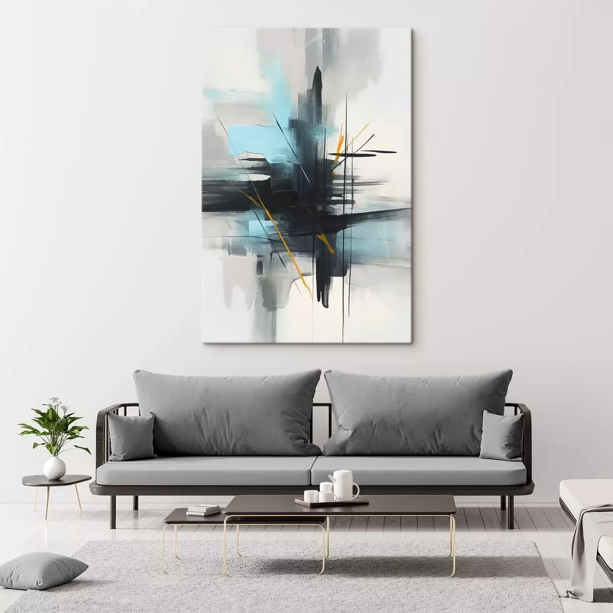 carta da parati Astrazione con imitazione di schizzi e pennellate nr. s46789