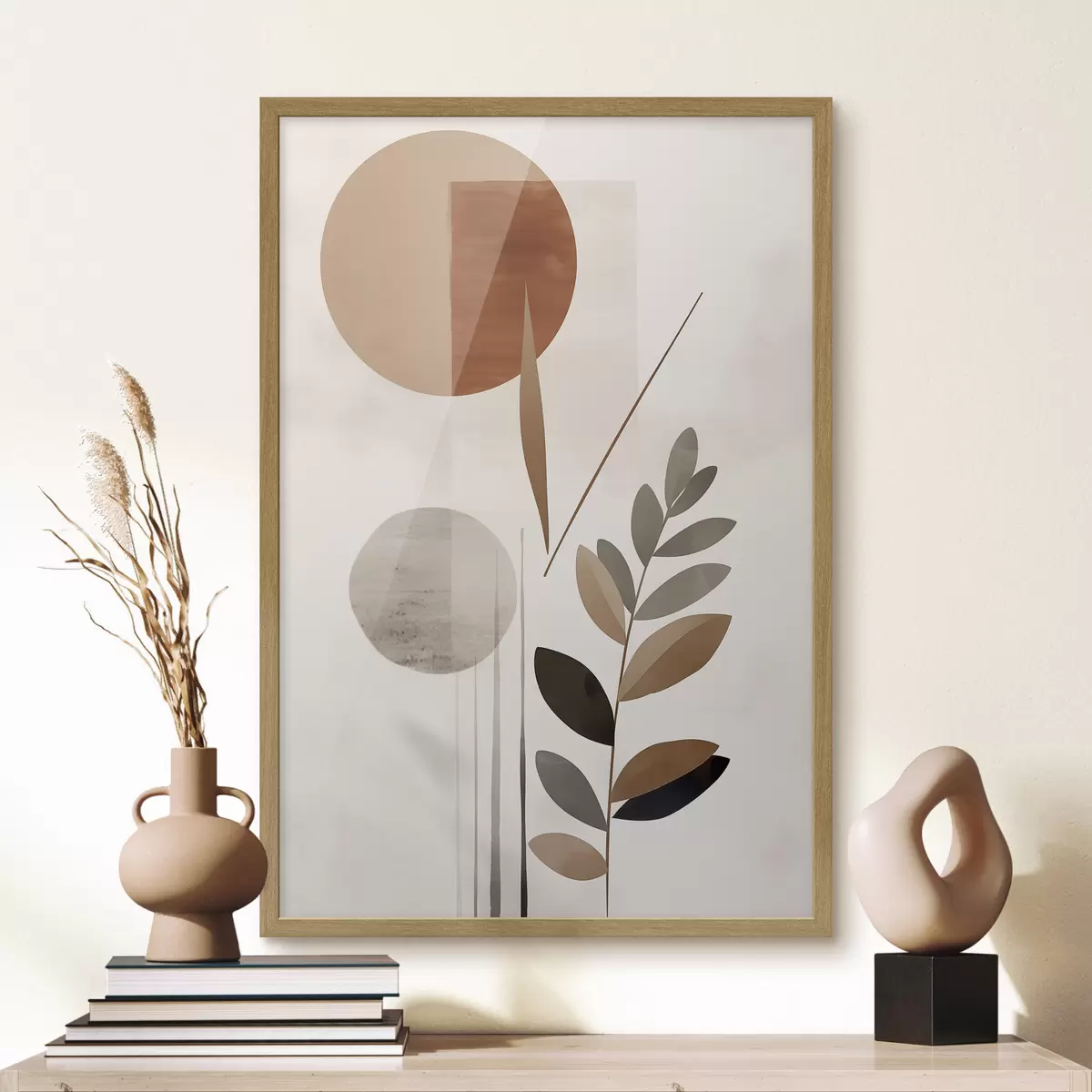 Poster Astrazione con una pianta f46781