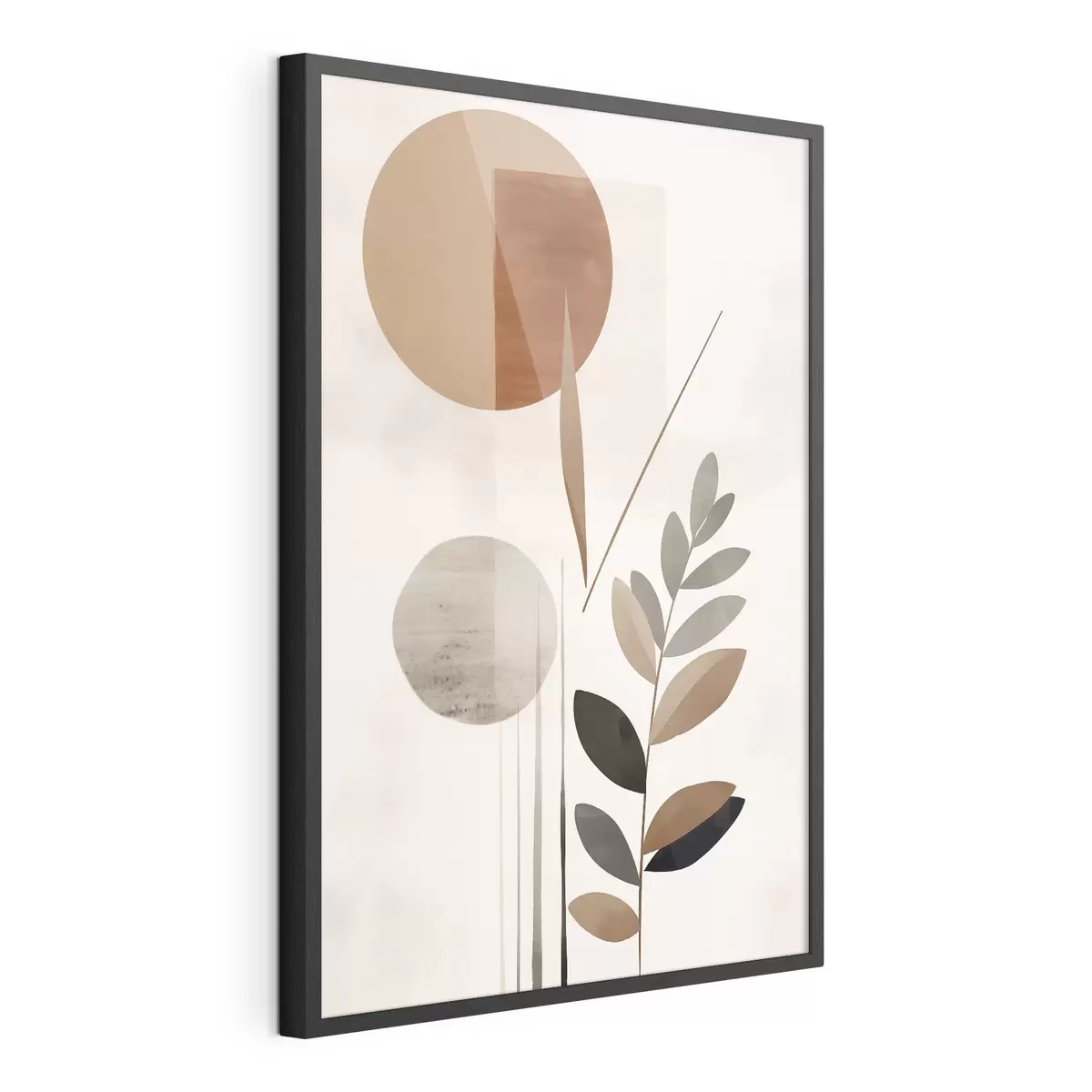 Poster Astrazione con una pianta f46781