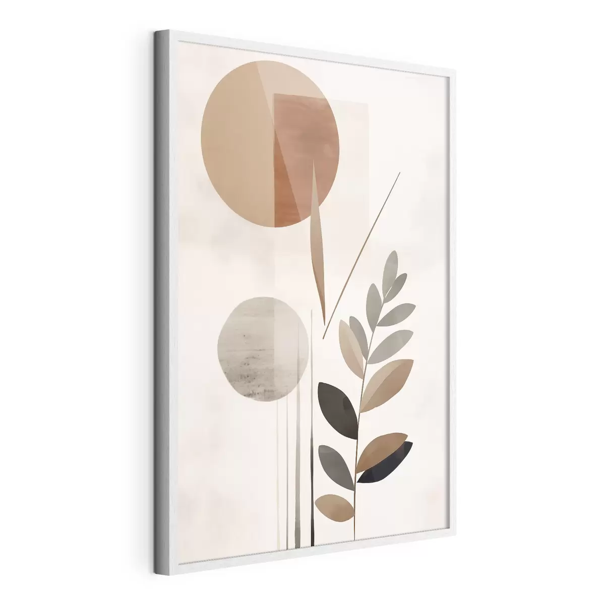 Poster Astrazione con una pianta f46781