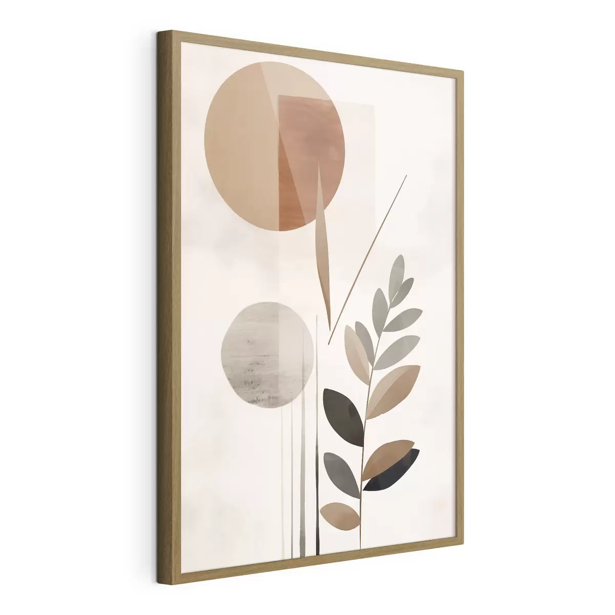 Poster Astrazione con una pianta f46781
