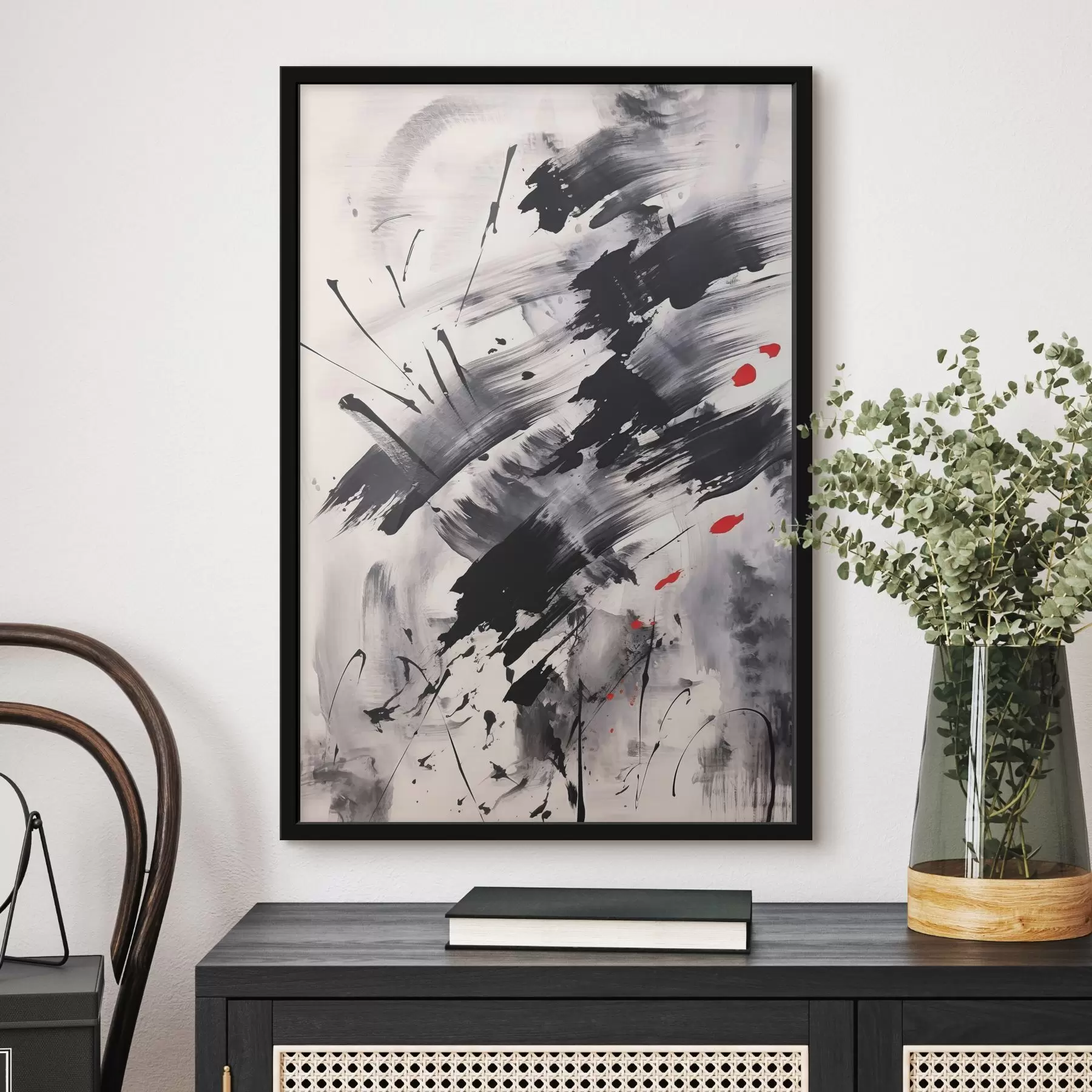 carta da parati Astrazione con imitazione di schizzi e pennellate nr. f46783