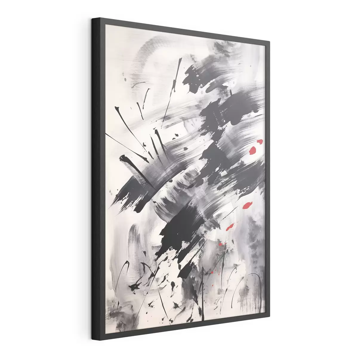 Poster Astrazione con imitazione di schizzi e pennellate f46783