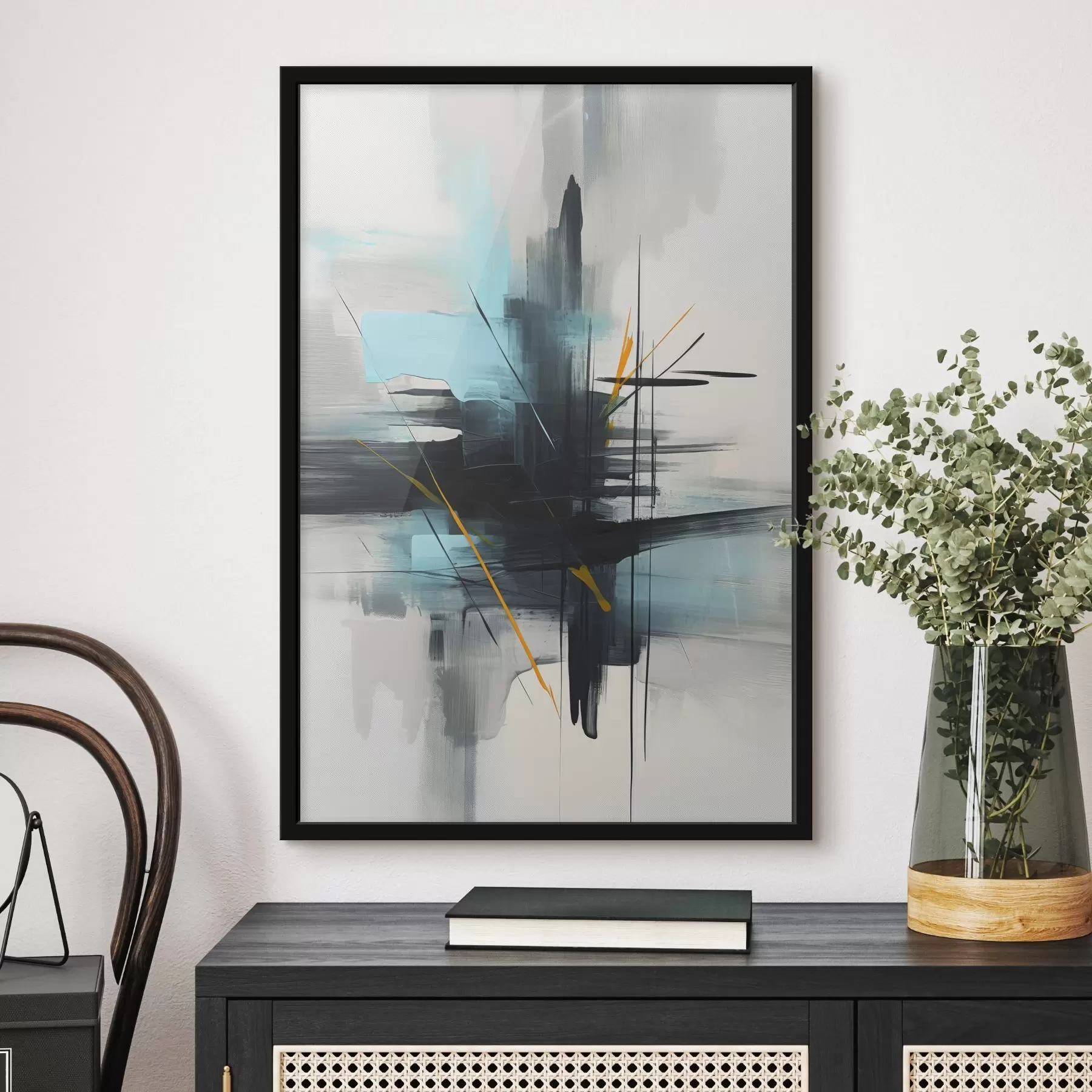 carta da parati Astrazione con imitazione di schizzi e pennellate nr. f46789