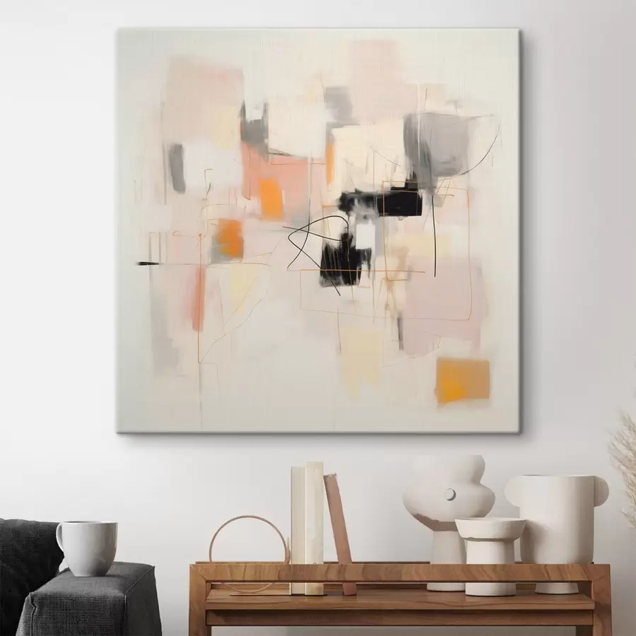 carta da parati Astrazione minimalista con colori tenui nr. s46638