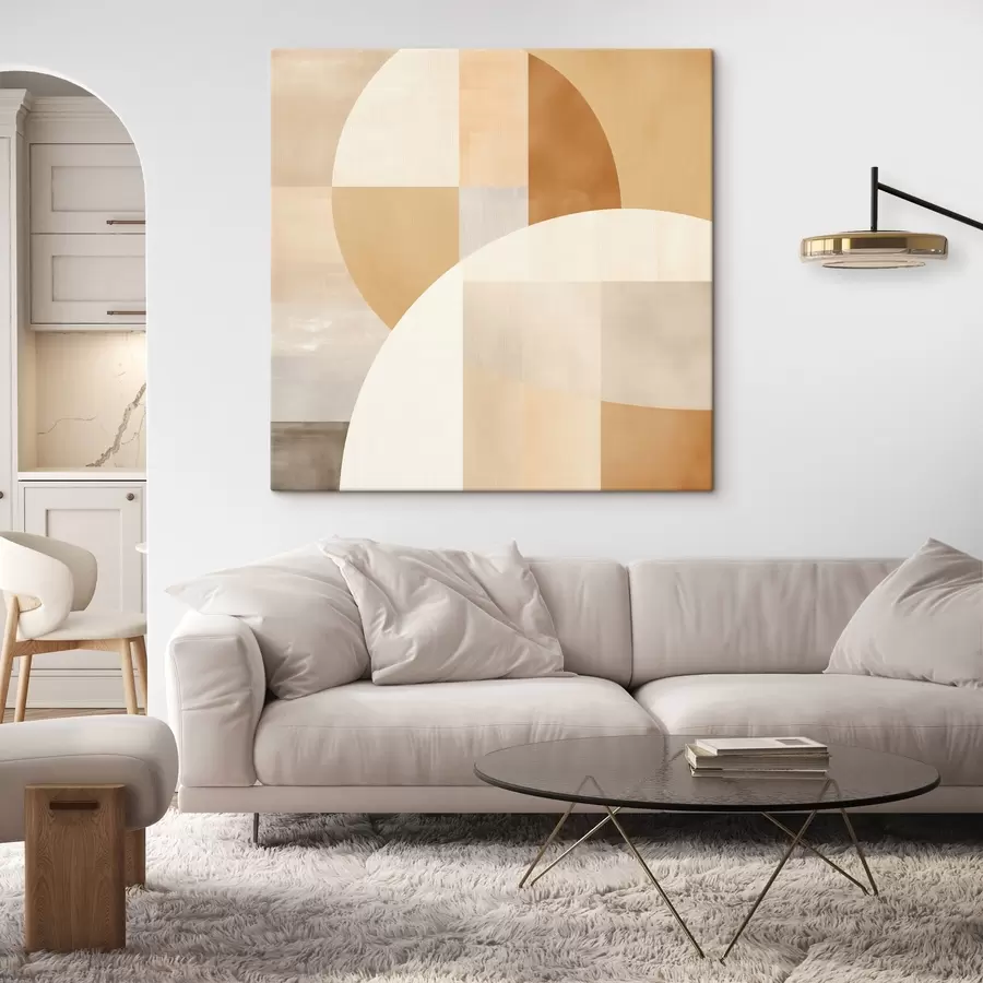 carta da parati Geometria artistica nei toni pastello nr. s46650