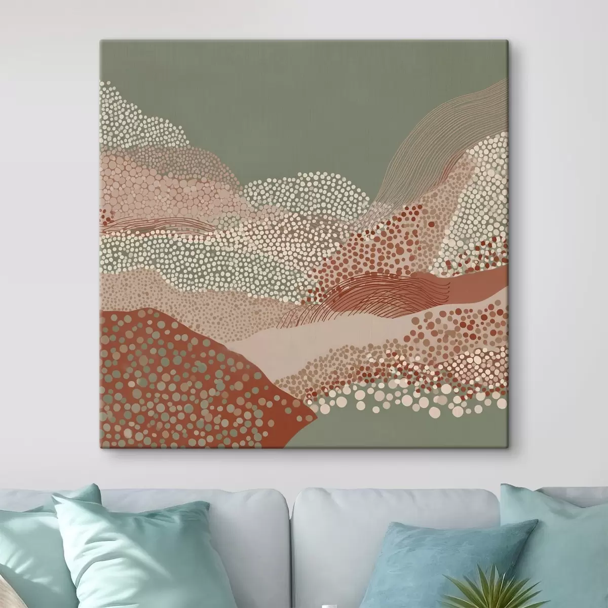 carta da parati Paesaggio in un'interpretazione stilizzata nr. s46652