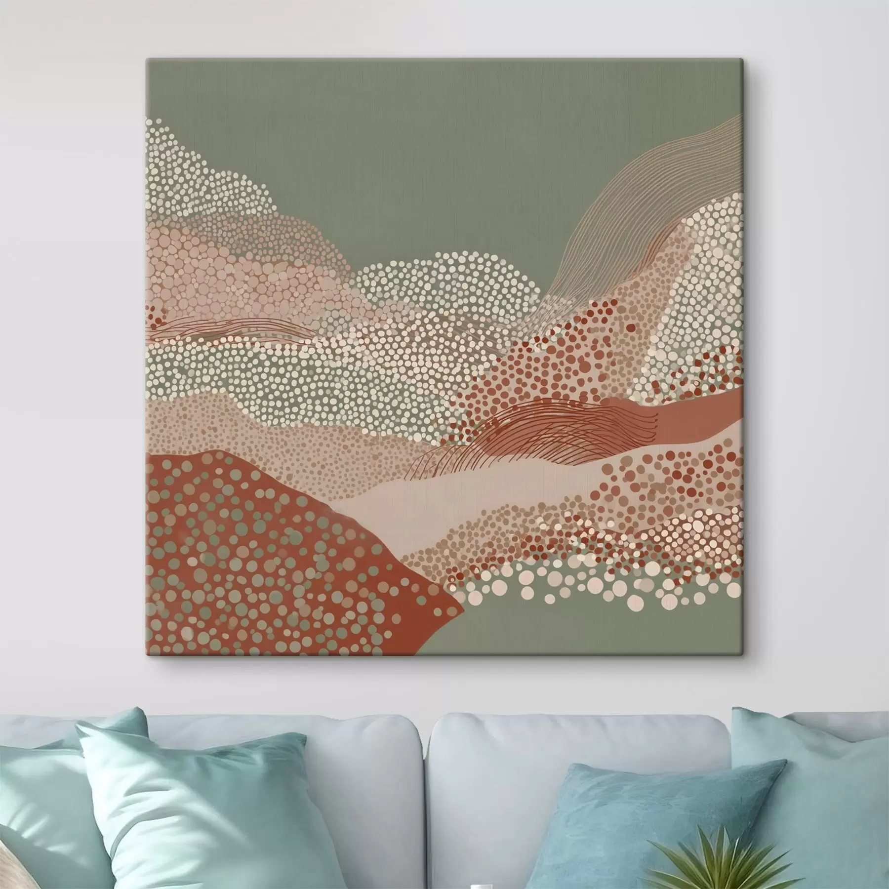 carta da parati Paesaggio in un'interpretazione stilizzata nr. s46652