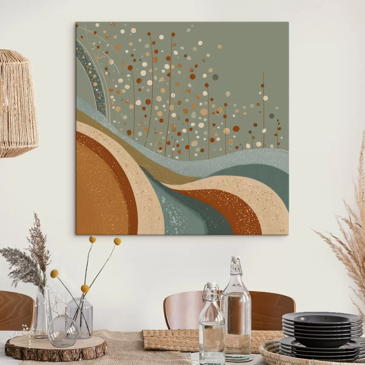 carta da parati Composizione con piccoli elementi decorativi nr. s46653