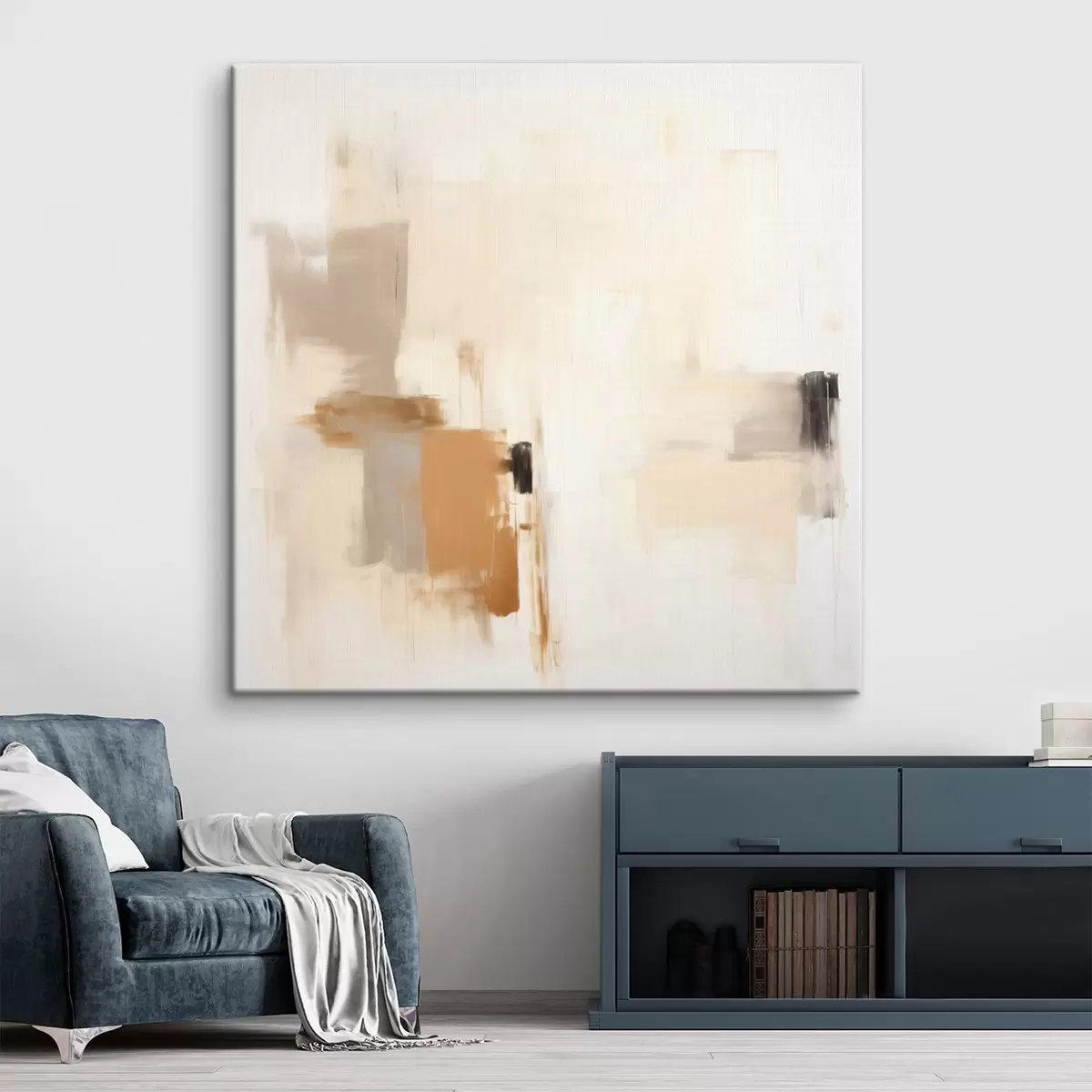 carta da parati Astrazione con forme sfocate in toni tranquilli nr. s46655