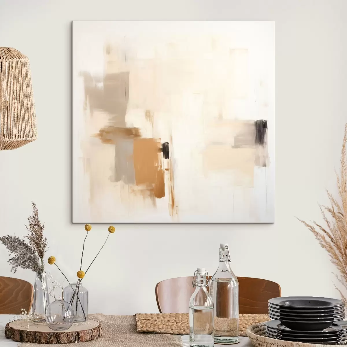 carta da parati Astrazione con forme sfocate in toni tranquilli nr. s46655