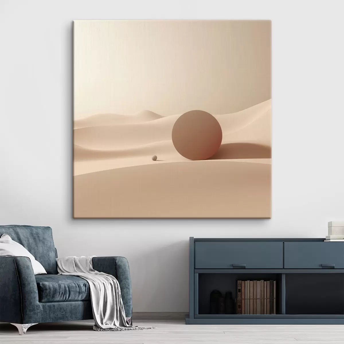 carta da parati Paesaggio astratto con forme minimaliste nr. s46658