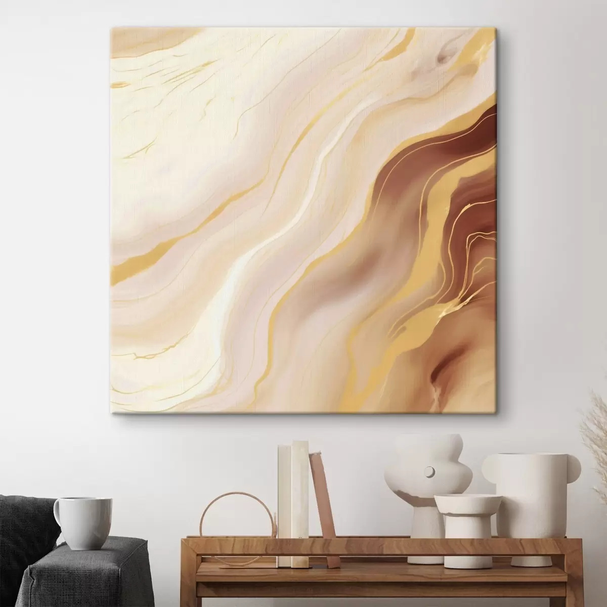 carta da parati Composizione con transizioni di colore naturali nr. s46661