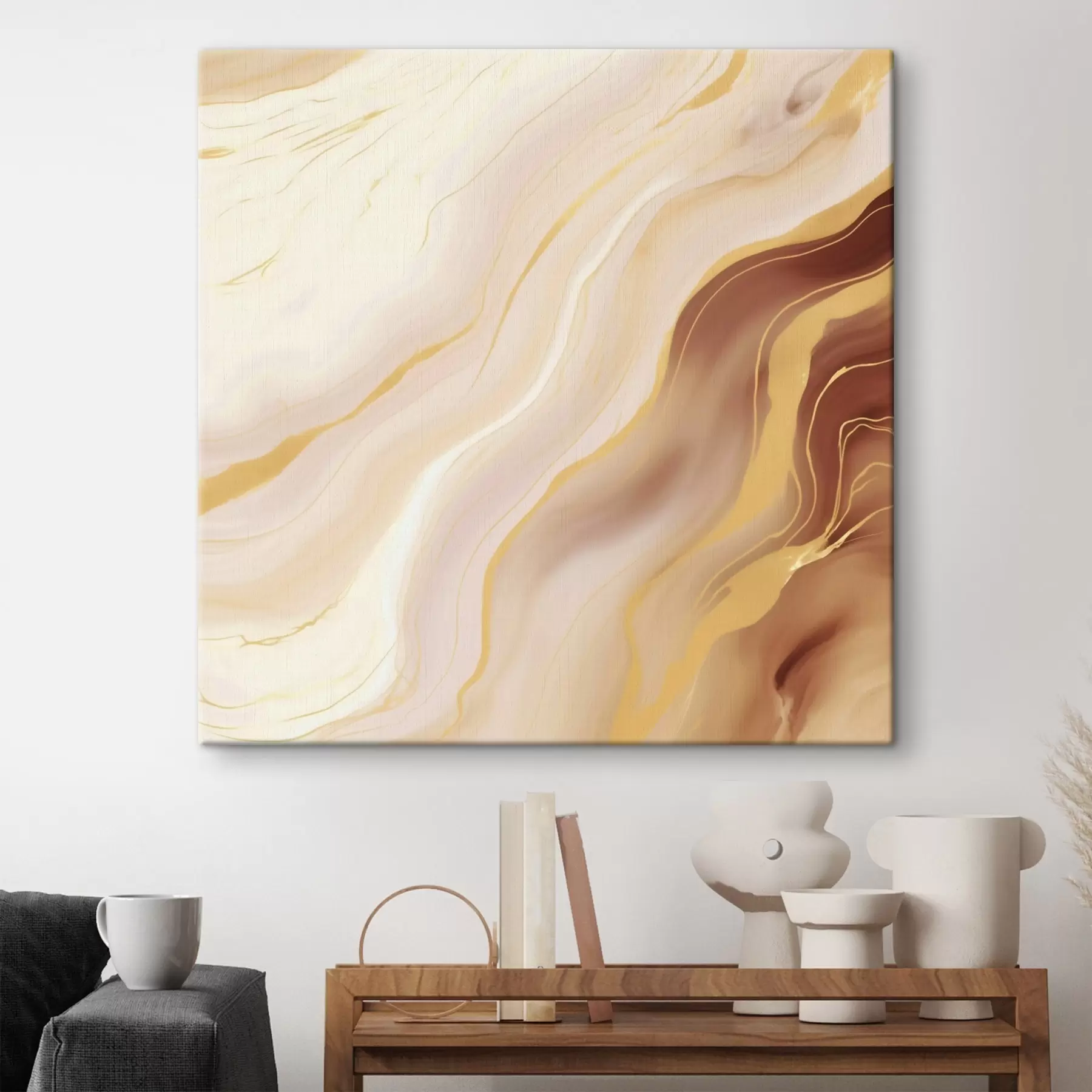 carta da parati Composizione con transizioni di colore naturali nr. s46661