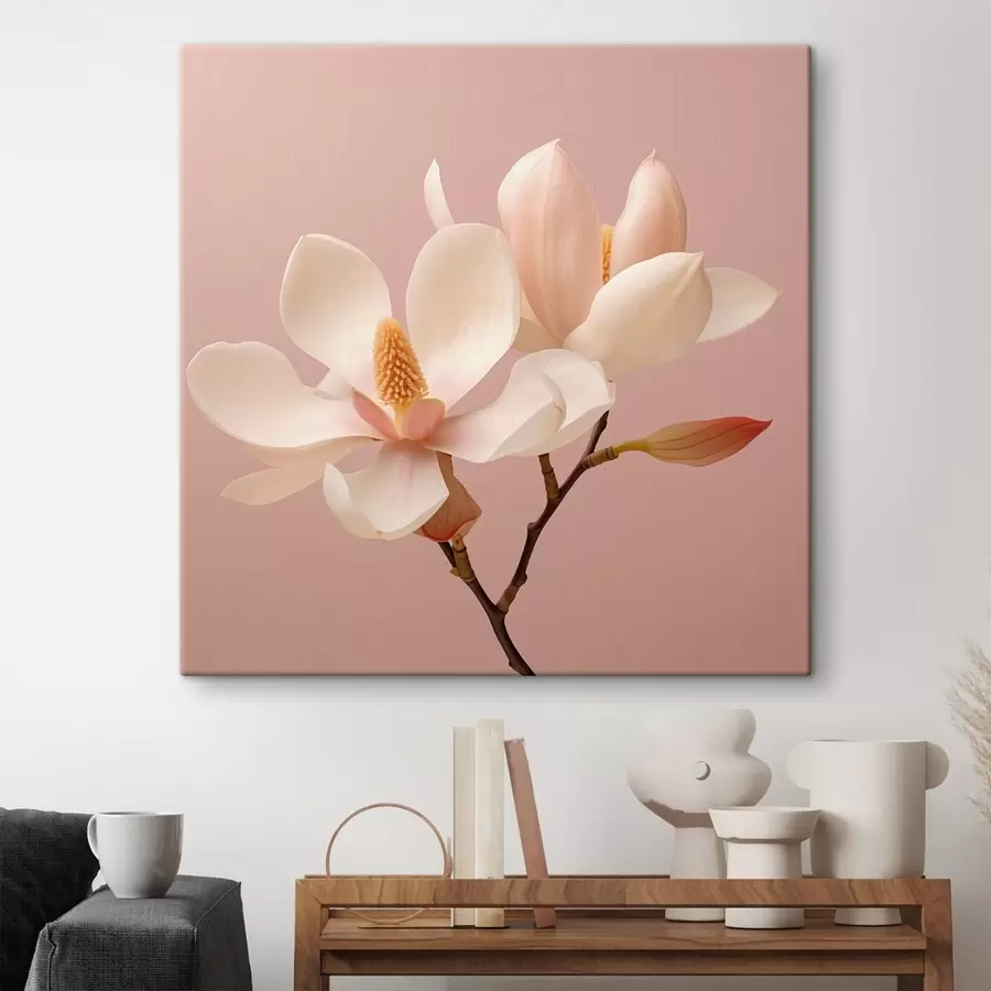 carta da parati Delicati petali floreali in una palette di colori pastello nr. s46666